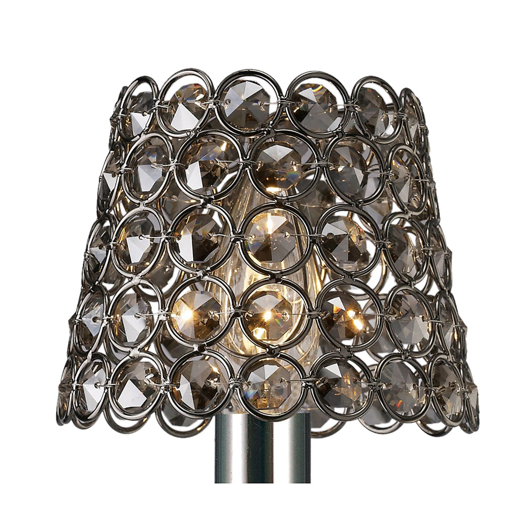 Diyas - Clip On Crystal Ring Shade - Luminosity Designs Ltd