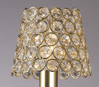 Diyas - Clip On Crystal Ring Shade - Luminosity Designs Ltd