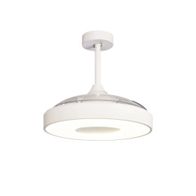 Mantra - Coin Mini LED Dimmable Ceiling Light With Built - In Fan - Remote Control - Luminosity Designs Ltd