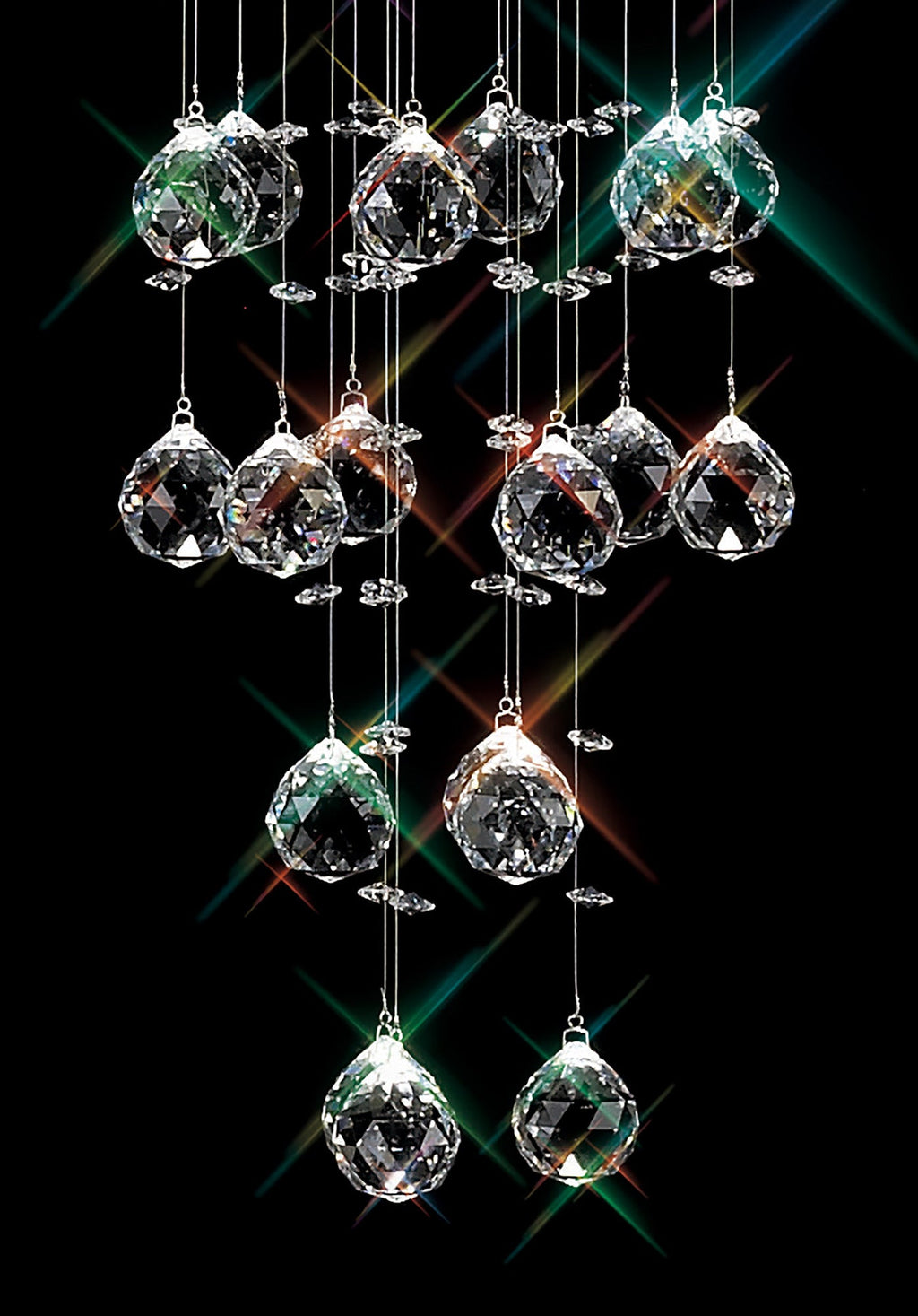 Diyas - Colorado 10 Light Corkscrew Chandelier - Luminosity Designs Ltd