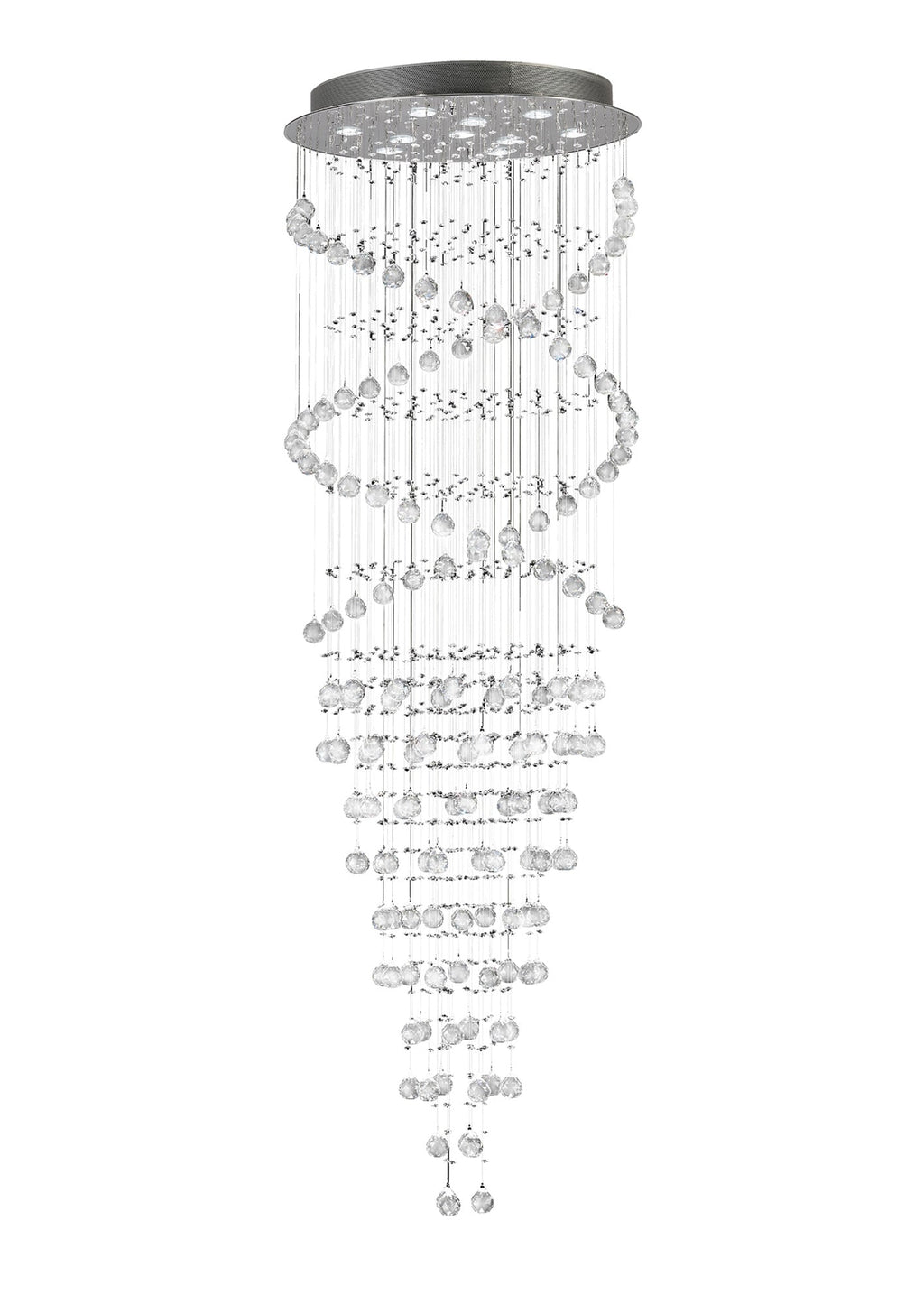 Diyas - Colorado 10 Light Corkscrew Chandelier - Luminosity Designs Ltd