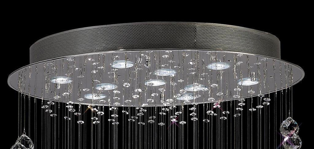 Diyas - Colorado 10 Light Corkscrew Chandelier - Luminosity Designs Ltd