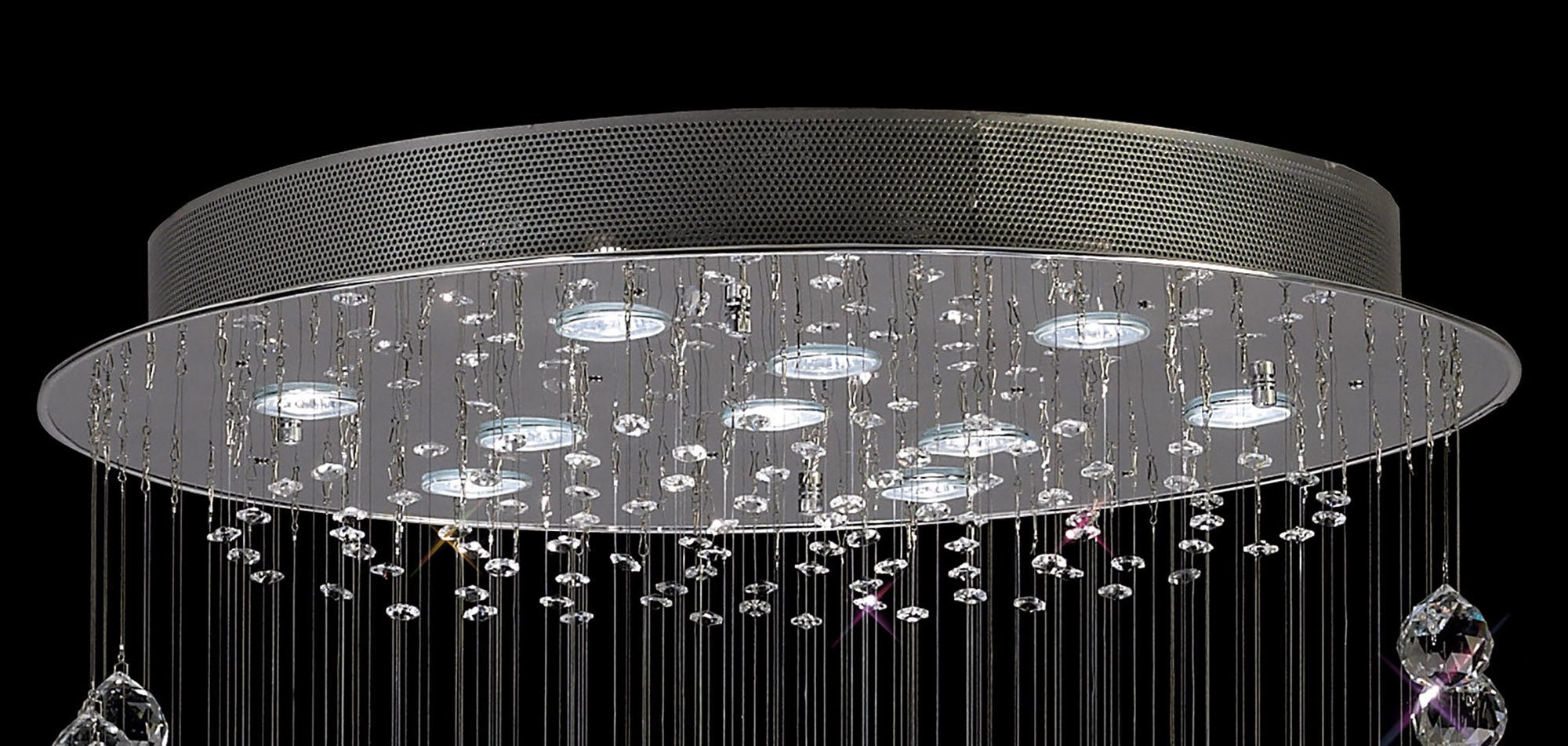 Diyas - Colorado 10 Light Corkscrew Chandelier - Luminosity Designs Ltd