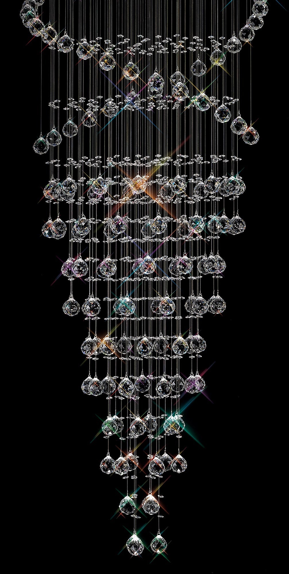 Diyas - Colorado 10 Light Corkscrew Chandelier - Luminosity Designs Ltd