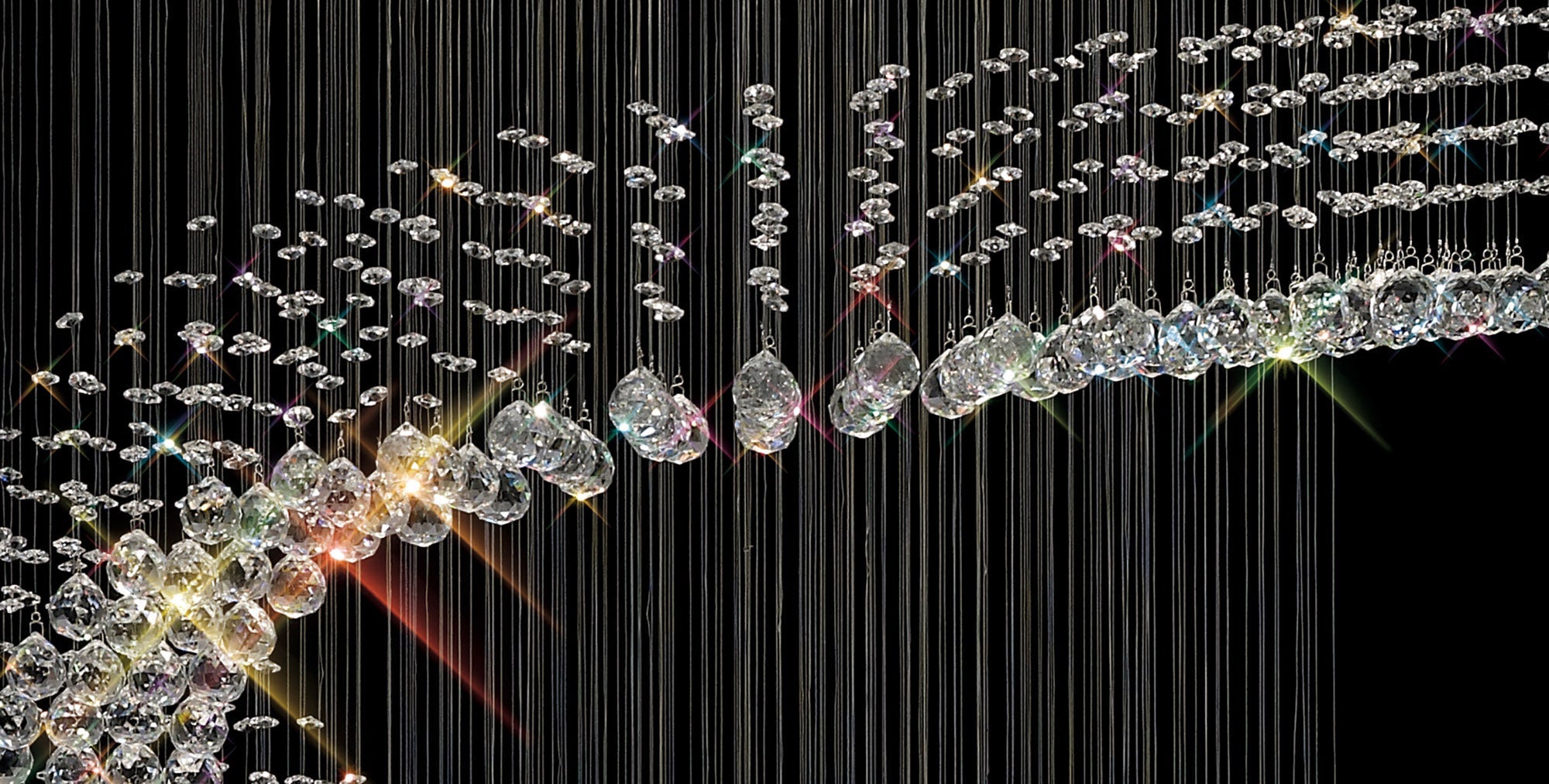 Diyas - Colorado 12 Light Multi Spiral Chandelier - Luminosity Designs Ltd