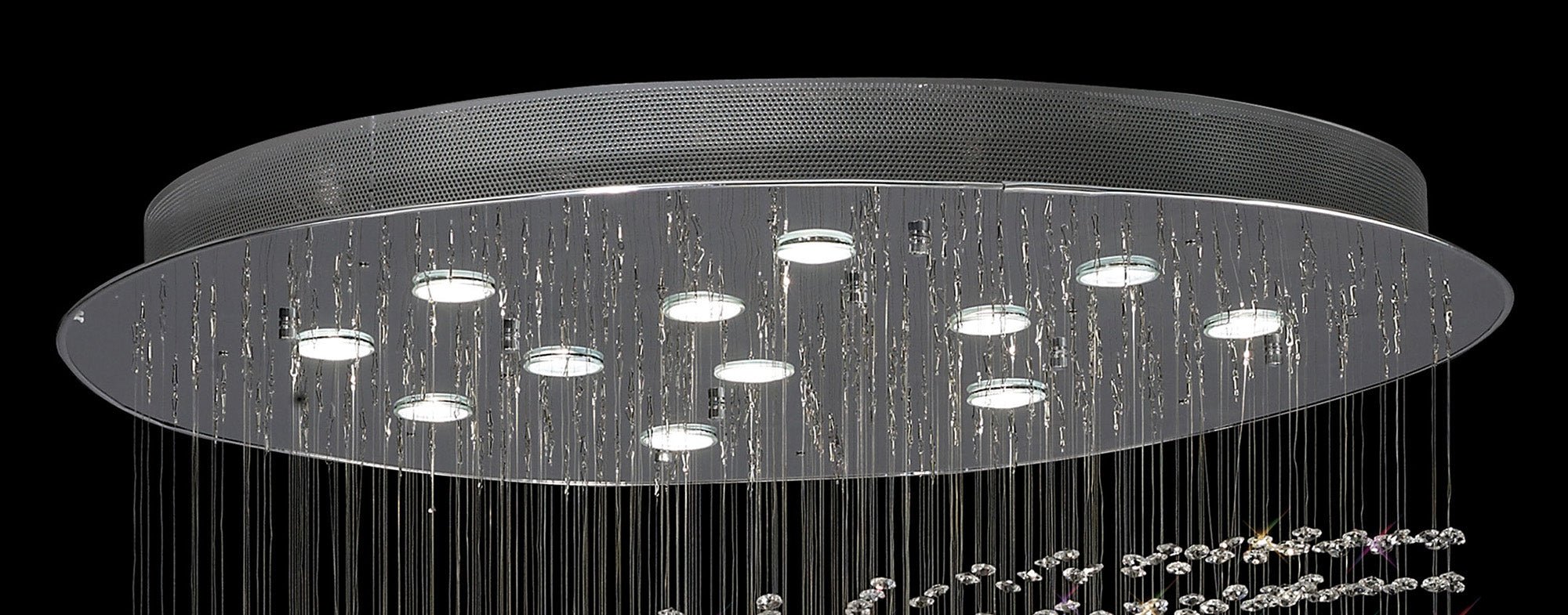 Diyas - Colorado 12 Light Multi Spiral Chandelier - Luminosity Designs Ltd