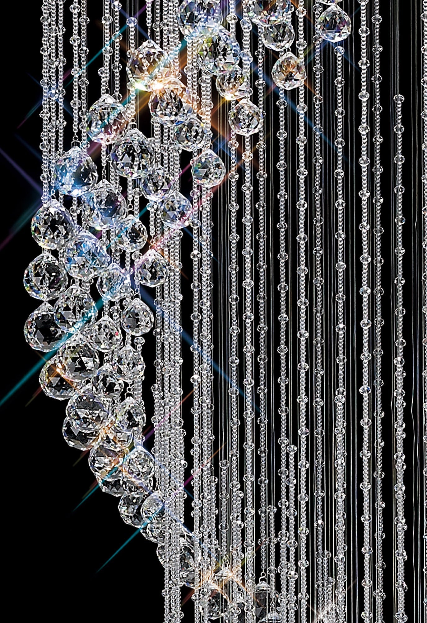 Diyas - Colorado 24 Light Multi - Spiral Chandelier - Luminosity Designs Ltd