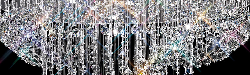 Diyas - Colorado 24 Light Multi - Spiral Chandelier - Luminosity Designs Ltd