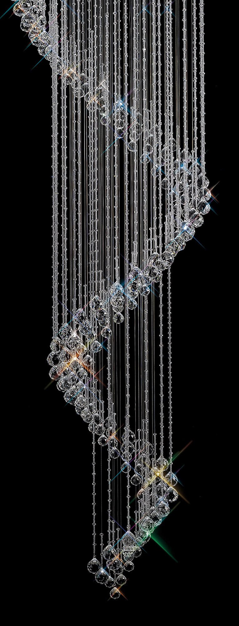 Diyas - Colorado 24 Light Multi - Spiral Chandelier - Luminosity Designs Ltd