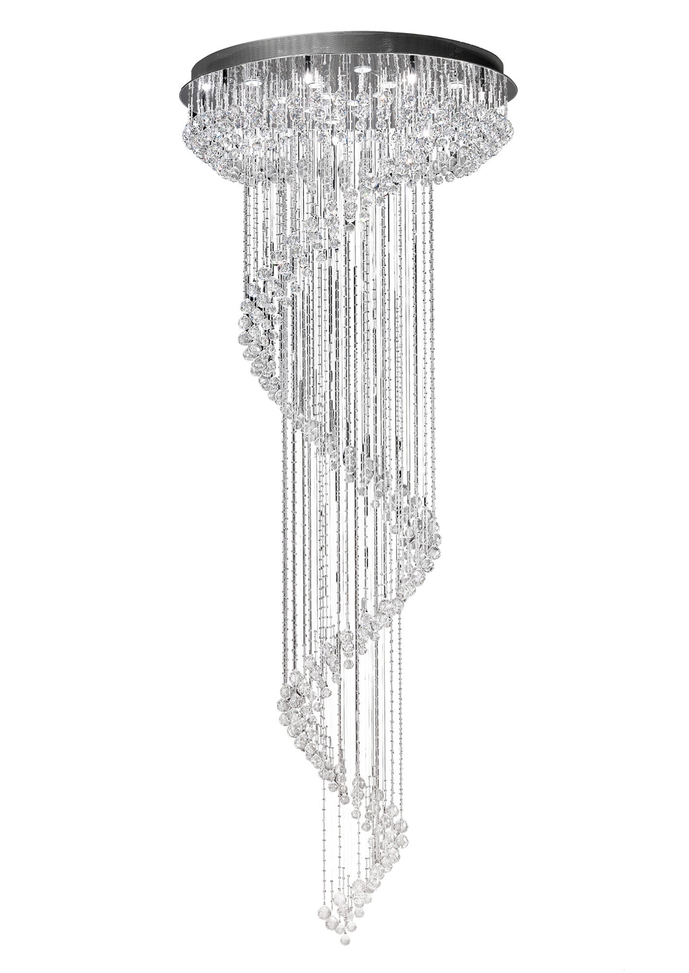 Diyas - Colorado 24 Light Multi - Spiral Chandelier - Luminosity Designs Ltd