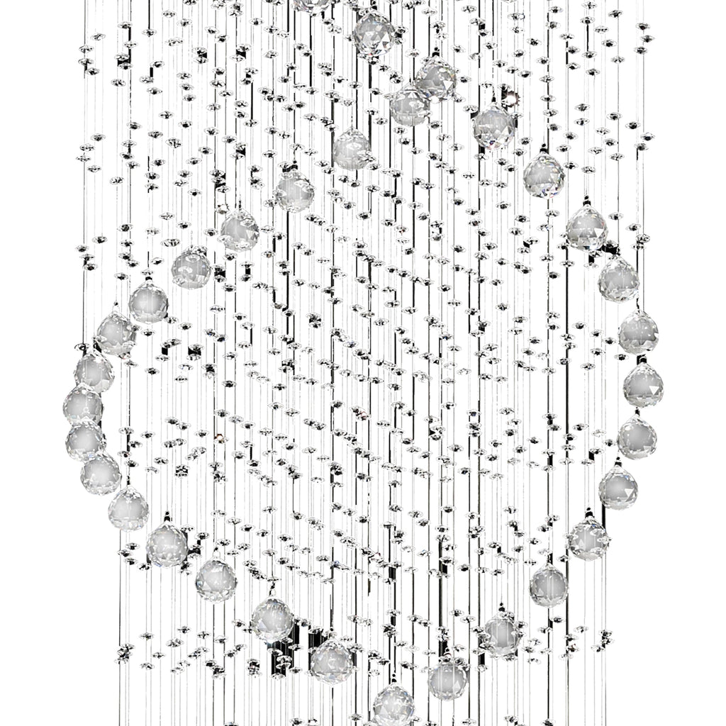 Diyas - Colorado 2m Pendant Corkscrew Chandelier - Luminosity Designs Ltd