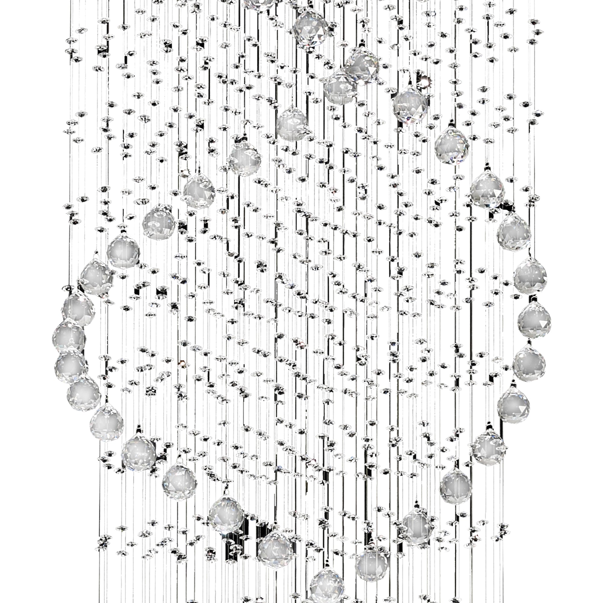 Diyas - Colorado 2m Pendant Corkscrew Chandelier - Luminosity Designs Ltd