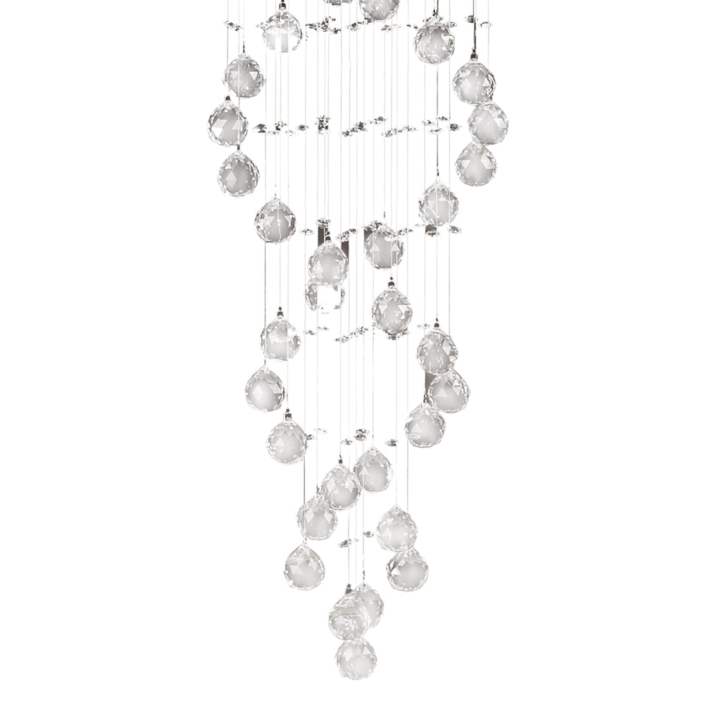 Diyas - Colorado 2m Pendant Corkscrew Chandelier - Luminosity Designs Ltd