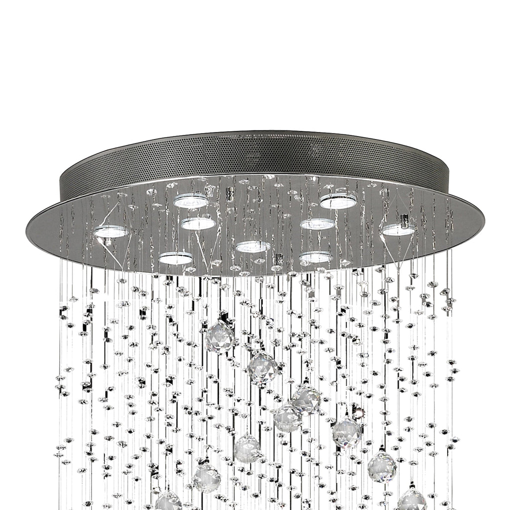 Diyas - Colorado 2m Pendant Corkscrew Chandelier - Luminosity Designs Ltd