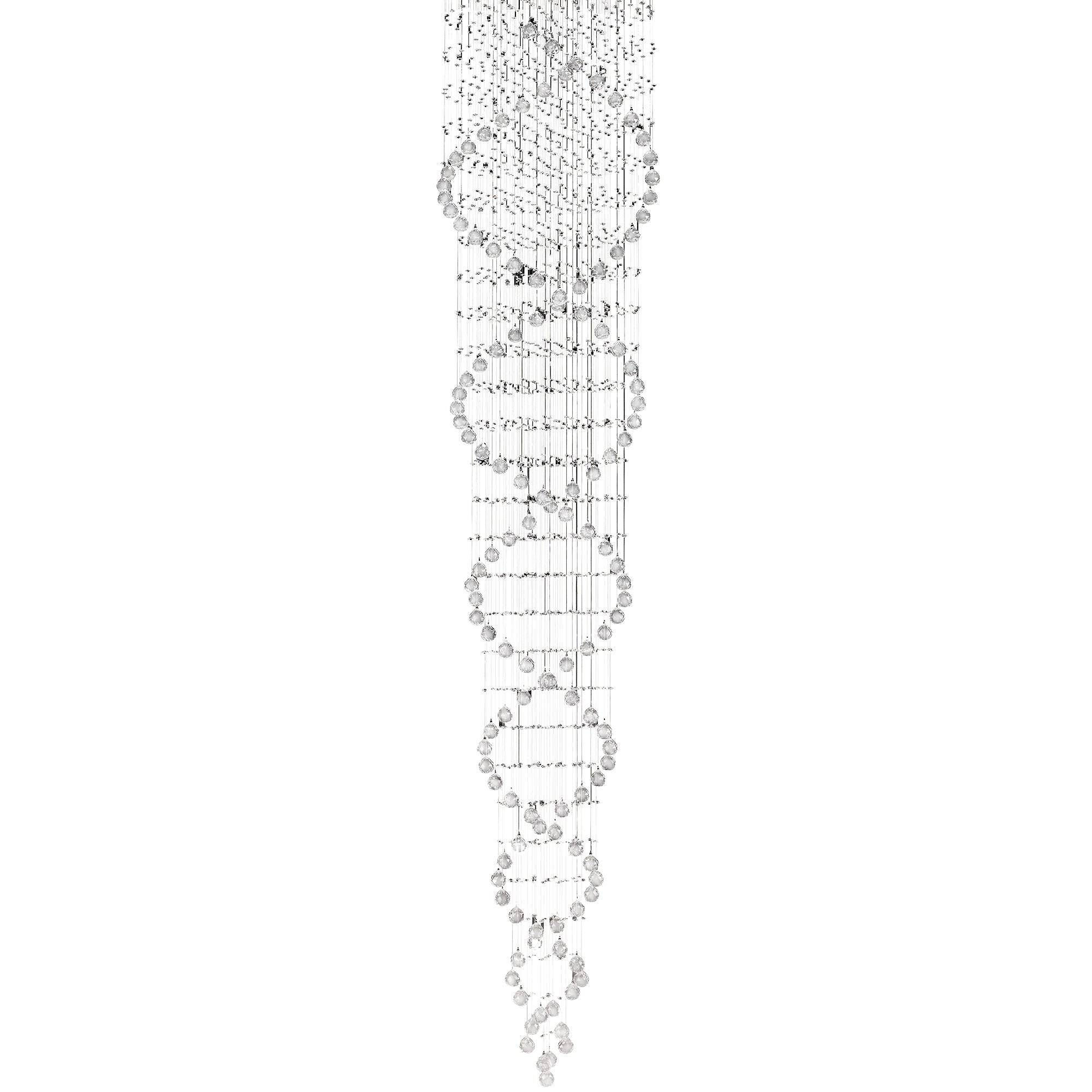 Diyas - Colorado 2m Pendant Corkscrew Chandelier - Luminosity Designs Ltd