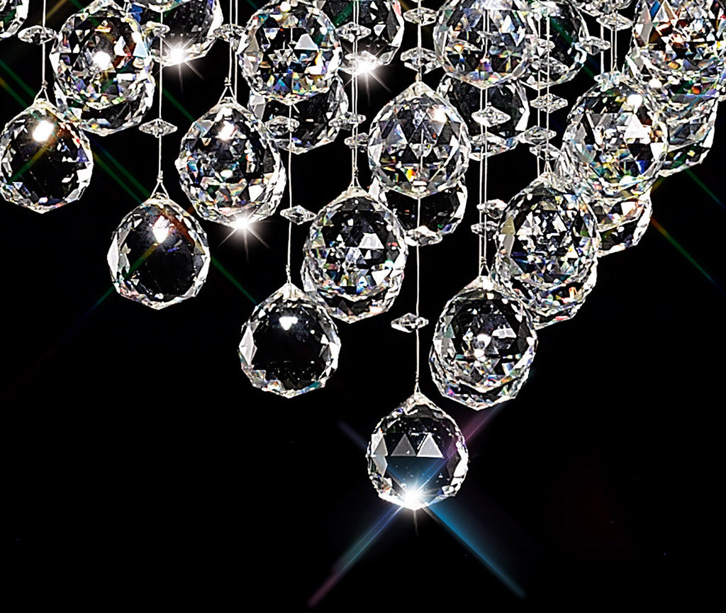 Diyas - Colorado 7 Light Diamond Chandelier - Luminosity Designs Ltd