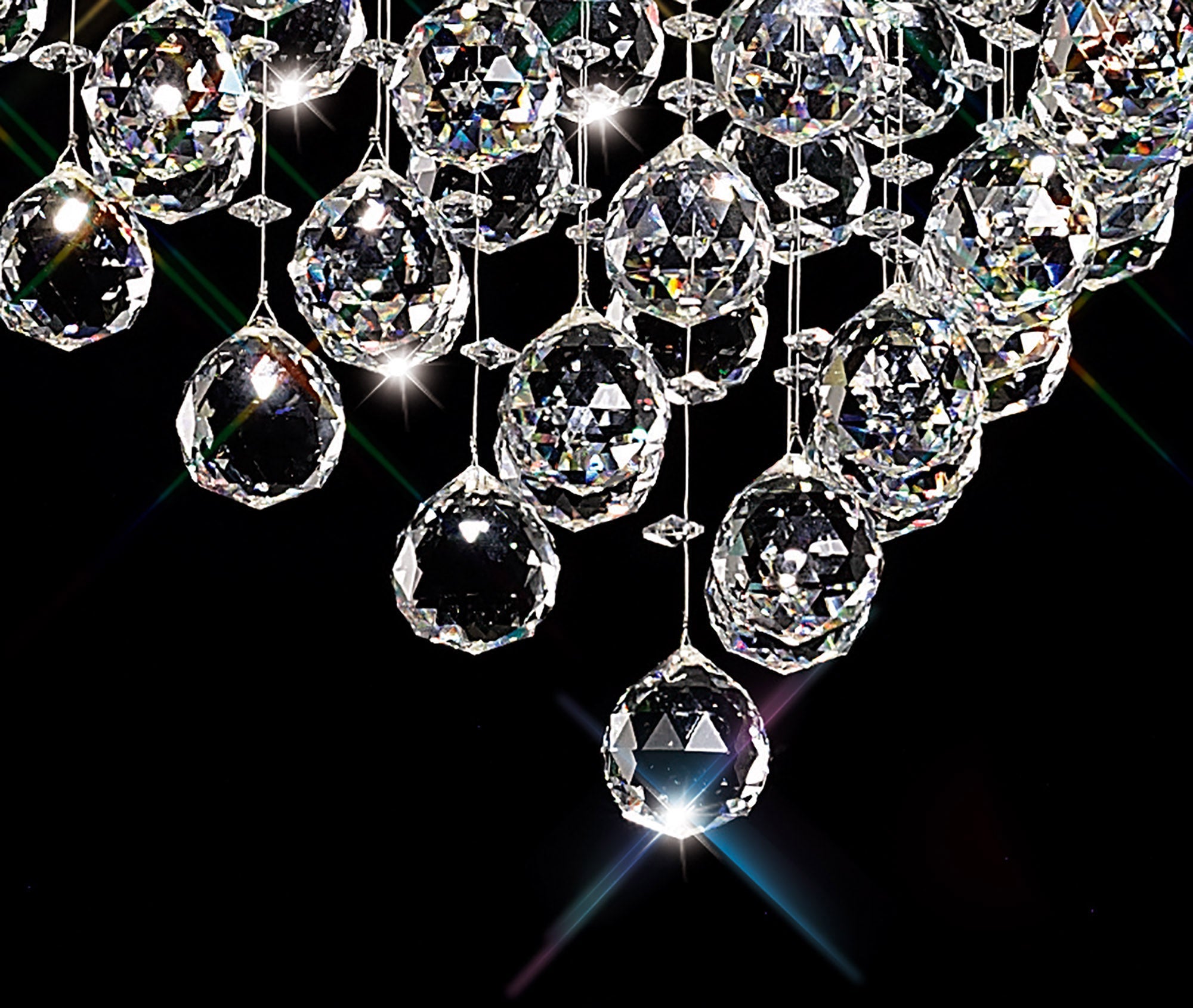 Diyas - Colorado 7 Light Diamond Chandelier - Luminosity Designs Ltd