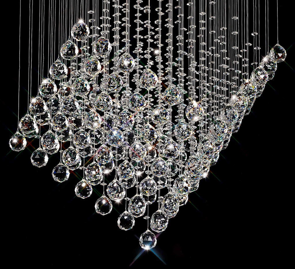 Diyas - Colorado 7 Light Diamond Chandelier - Luminosity Designs Ltd