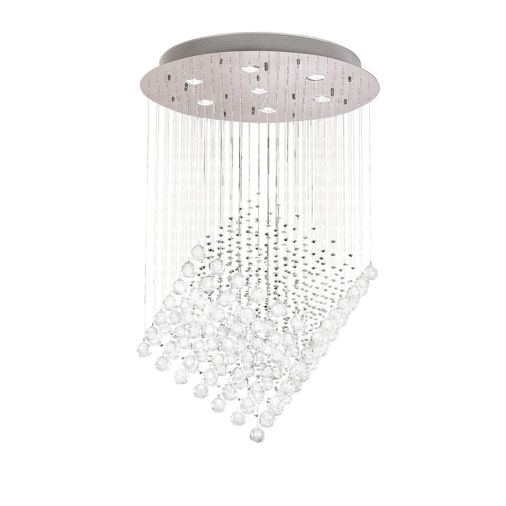 Diyas - Colorado 7 Light Diamond Chandelier - Luminosity Designs Ltd