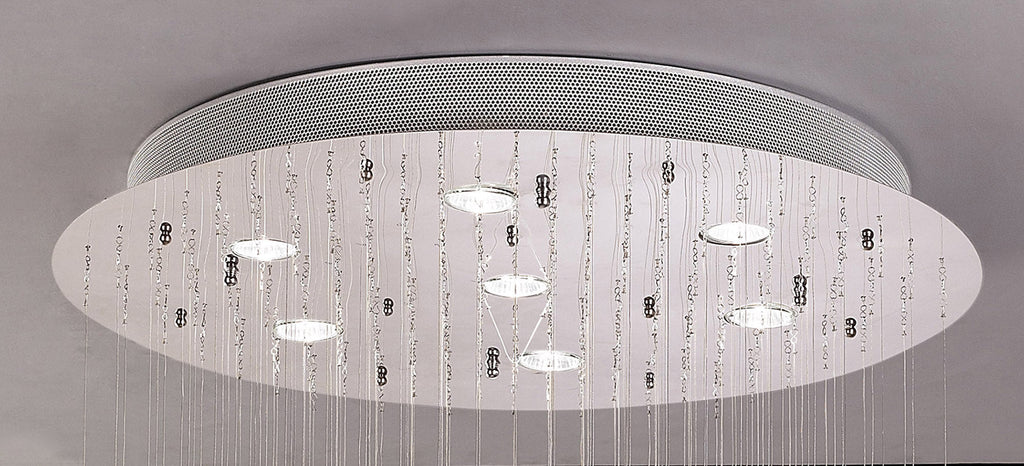 Diyas - Colorado 7 Light Diamond Chandelier - Luminosity Designs Ltd