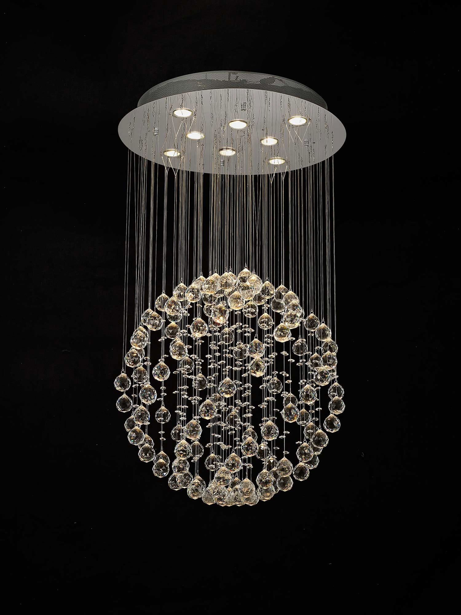 Diyas - Colorado 8 Light Sphere - Luminosity Designs Ltd