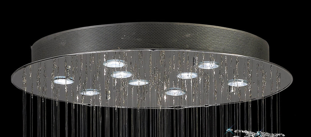 Diyas - Colorado 9 Light Multi Spiral Chandelier - Luminosity Designs Ltd