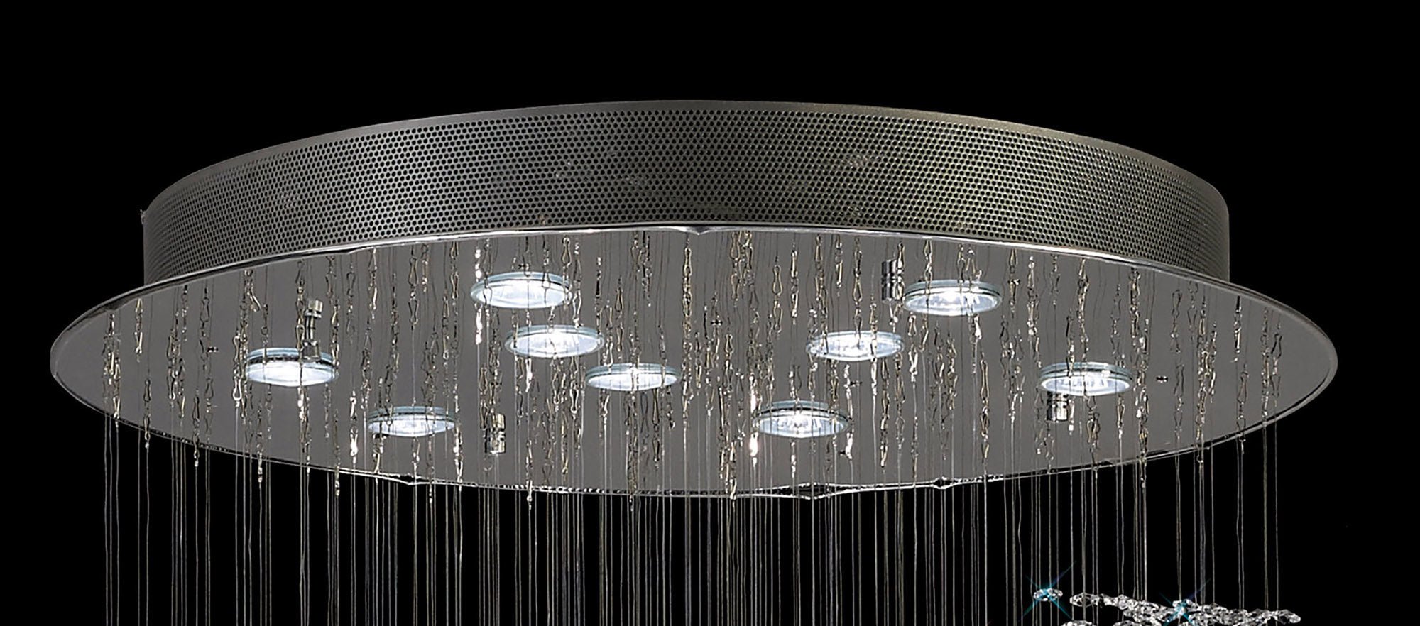 Diyas - Colorado 9 Light Multi Spiral Chandelier - Luminosity Designs Ltd