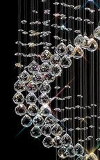 Diyas - Colorado 9 Light Multi Spiral Chandelier - Luminosity Designs Ltd