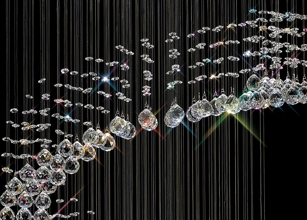 Diyas - Colorado 9 Light Multi Spiral Chandelier - Luminosity Designs Ltd