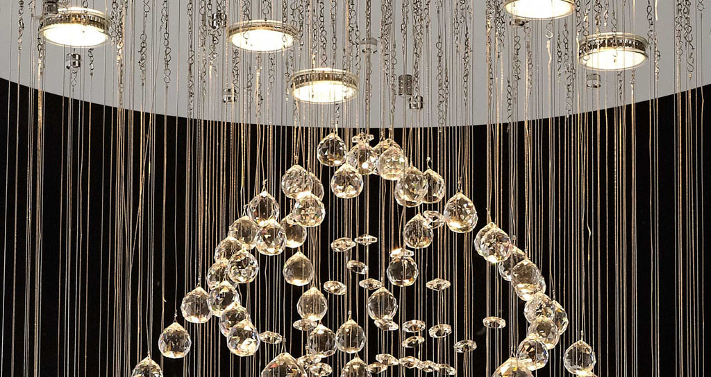 Diyas - Colorado 9 Light Oval Pendant - Luminosity Designs Ltd