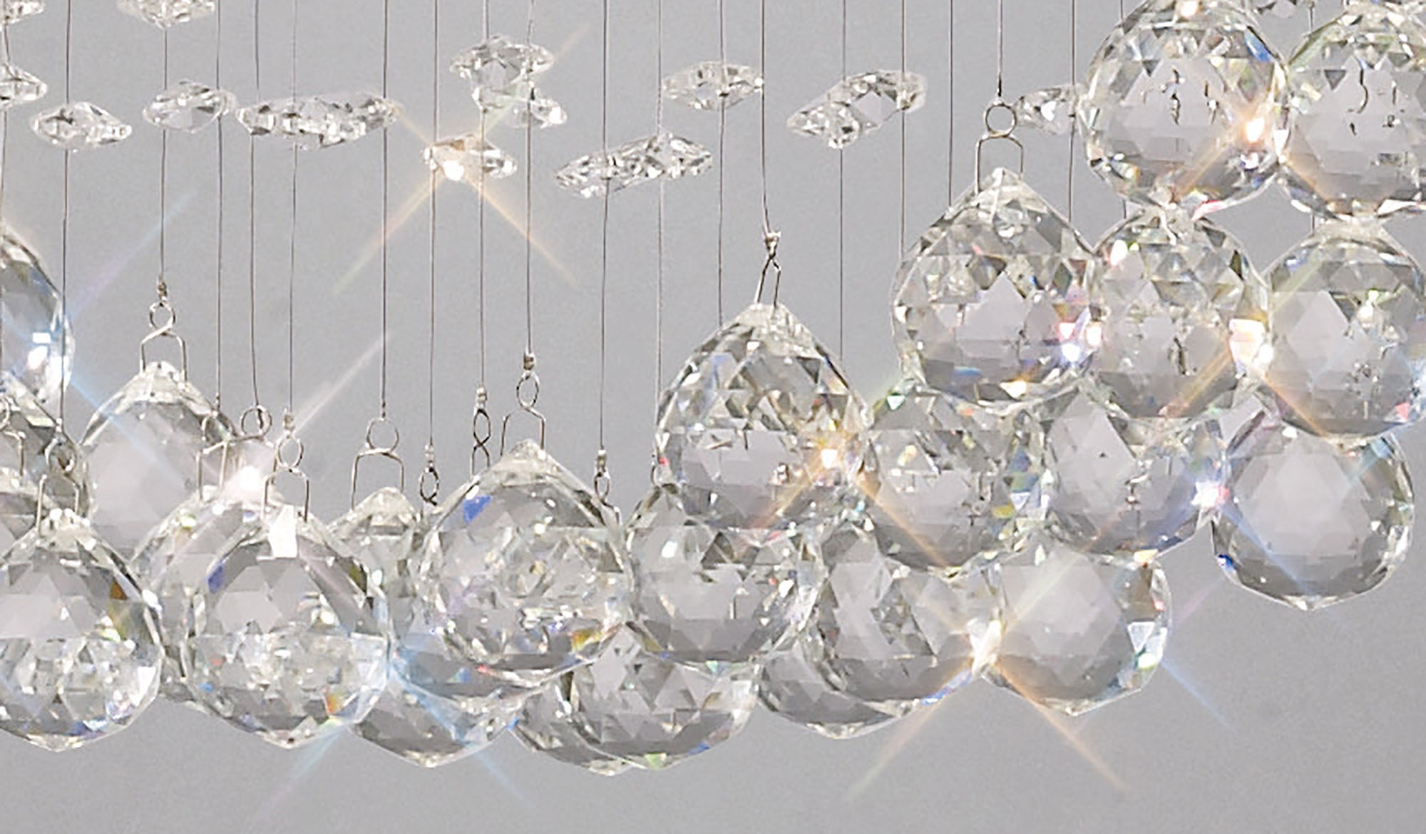 Diyas - Colorado Large Rectangular Chandelier Bar - Luminosity Designs Ltd