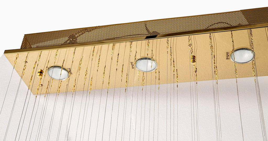 Diyas - Colorado Large Rectangular Chandelier Bar - Luminosity Designs Ltd