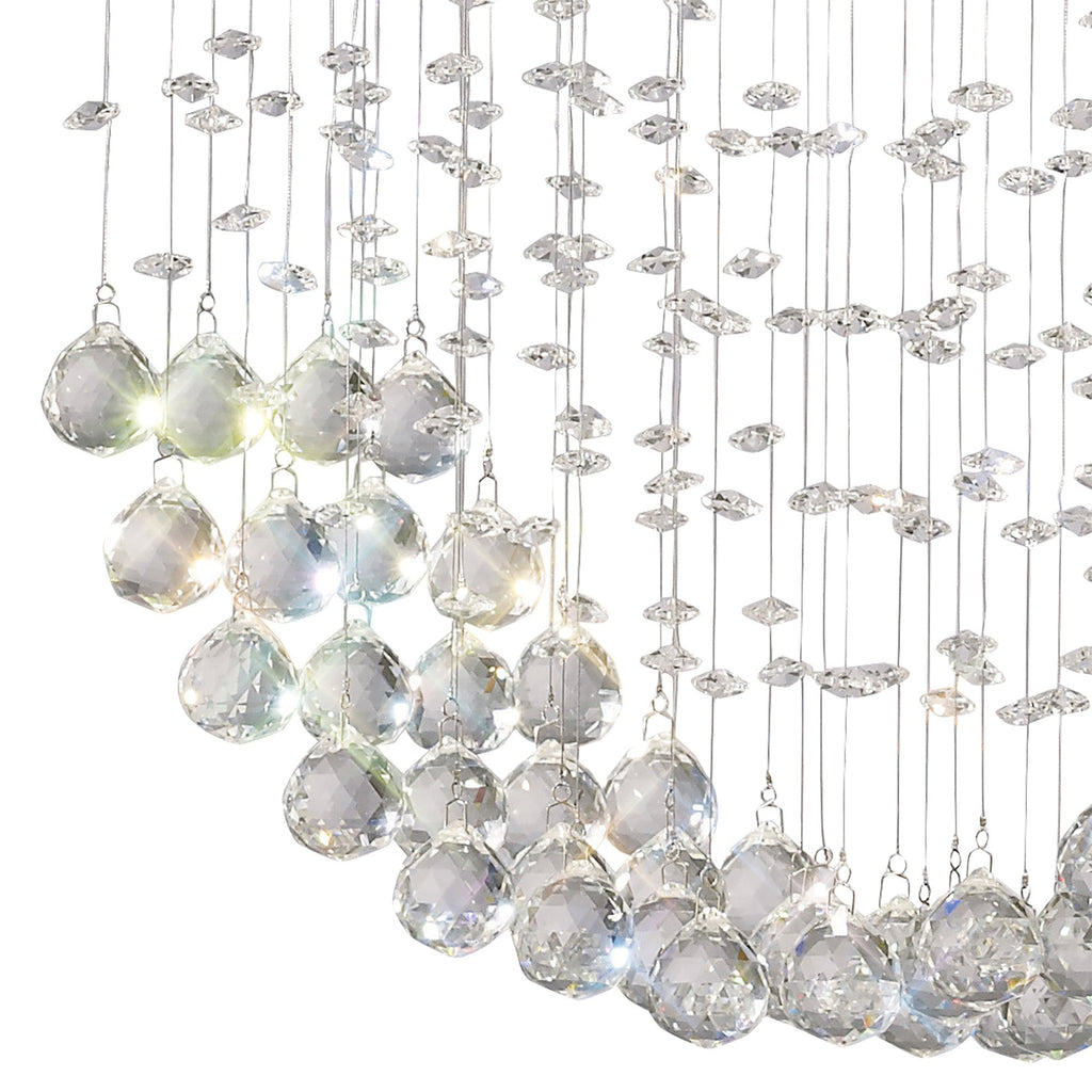 Diyas - Colorado Large Rectangular Chandelier Bar - Luminosity Designs Ltd