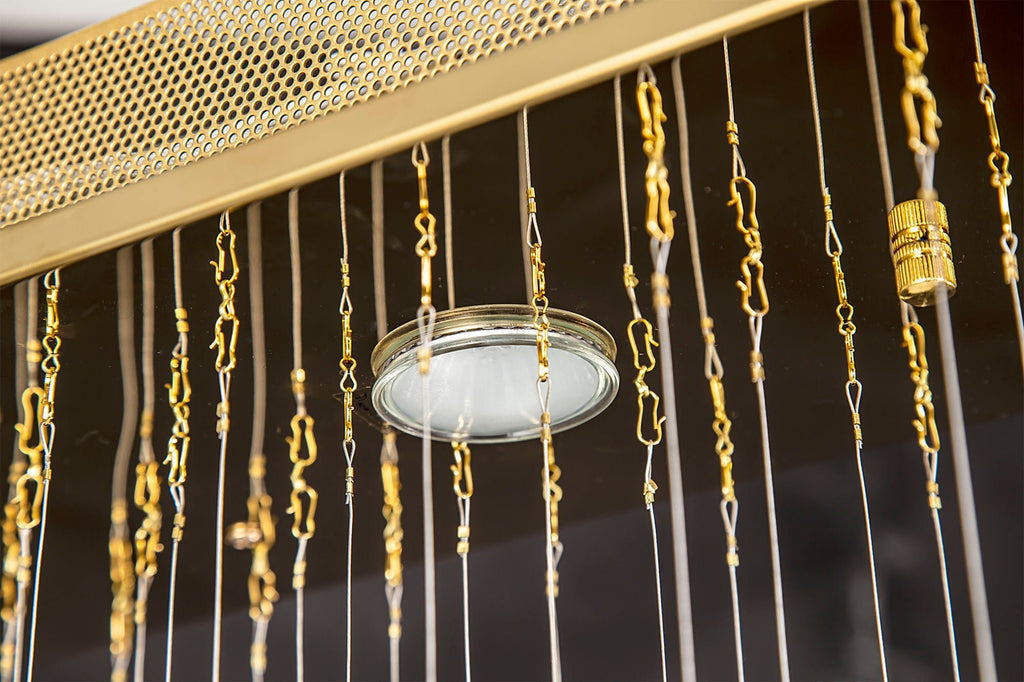 Diyas - Colorado Large Rectangular Chandelier Bar - Luminosity Designs Ltd