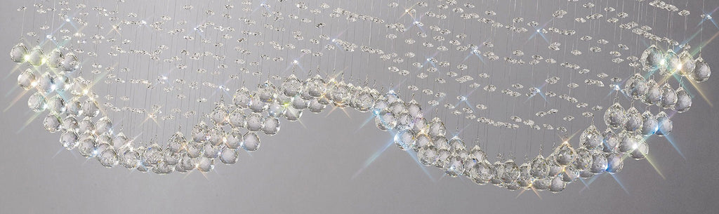 Diyas - Colorado Large Rectangular Chandelier Bar - Luminosity Designs Ltd