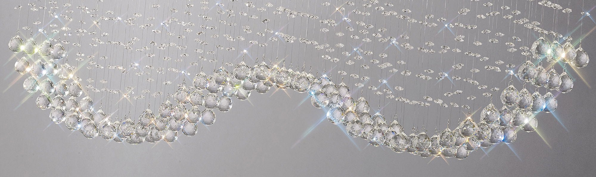 Diyas - Colorado Large Rectangular Chandelier Bar - Luminosity Designs Ltd