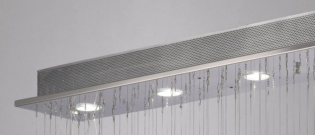 Diyas - Colorado Large Rectangular Chandelier Bar - Luminosity Designs Ltd