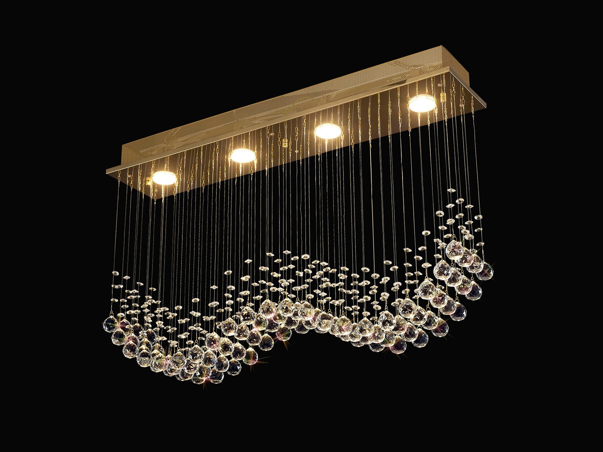 Diyas - Colorado Rectangular Chandelier - Luminosity Designs Ltd