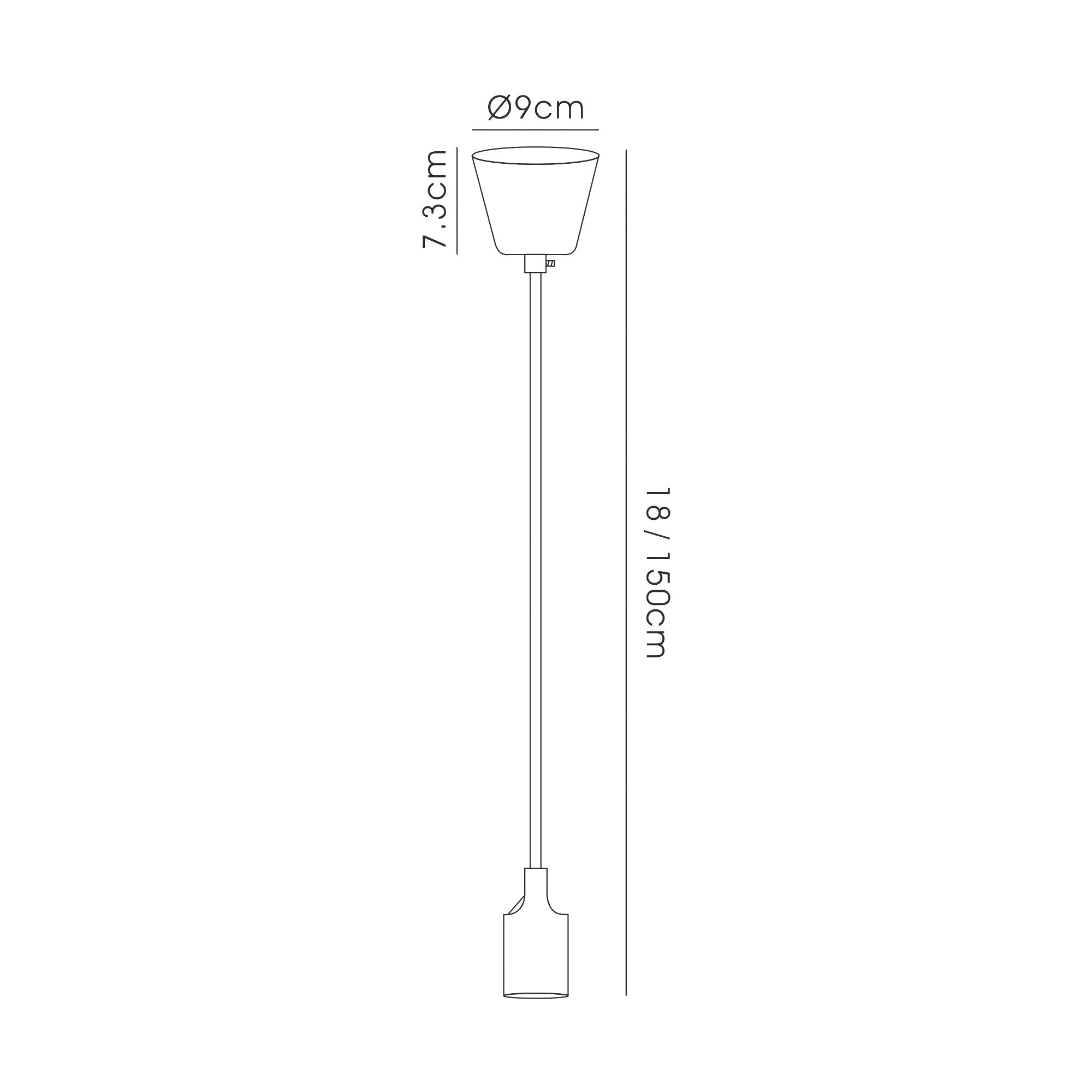 Deco - Coloured Silicone Pendant Cable Set - Luminosity Designs Ltd