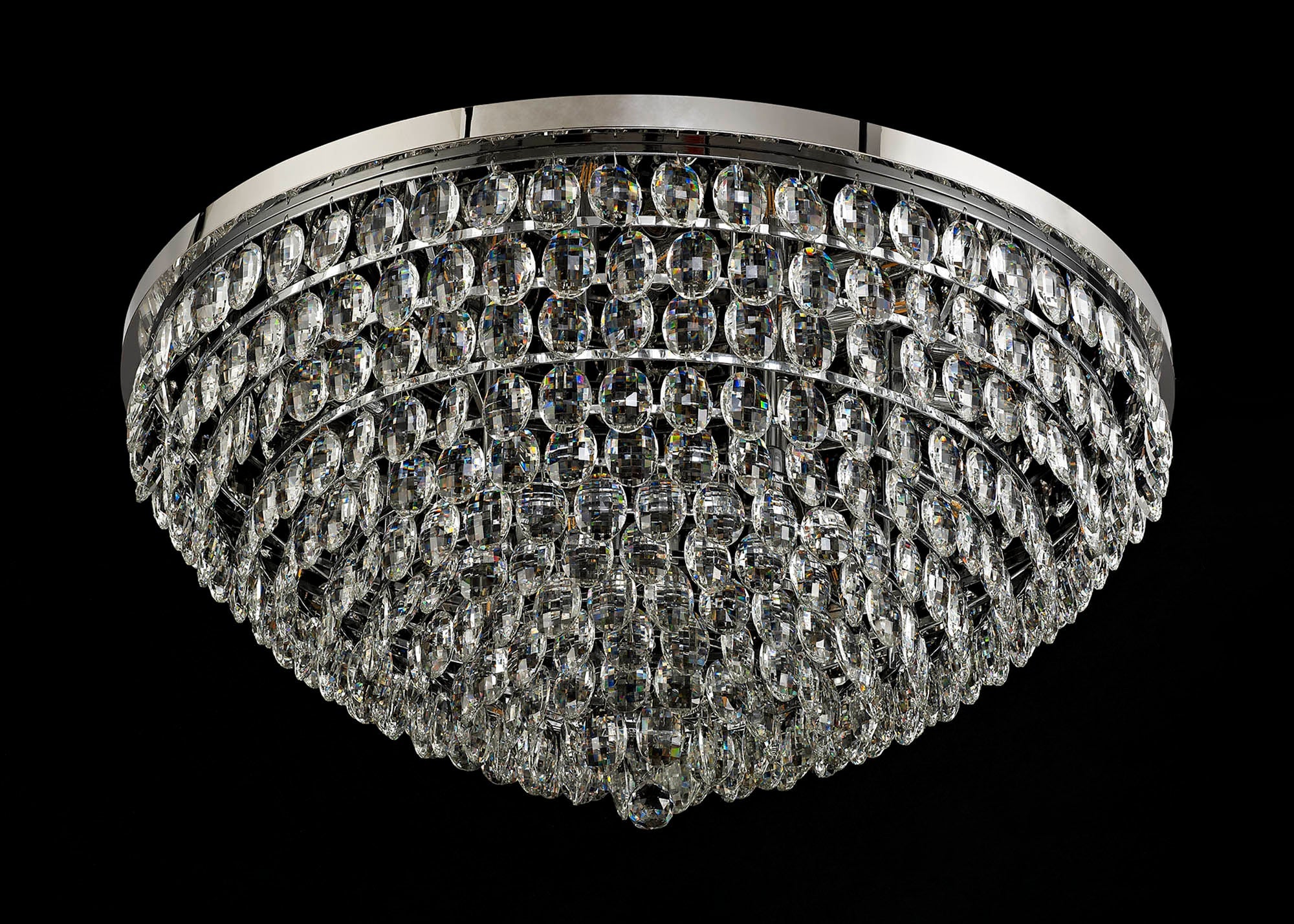 Diyas - Coniston Extra Large Flush Ceiling - Luminosity Designs Ltd