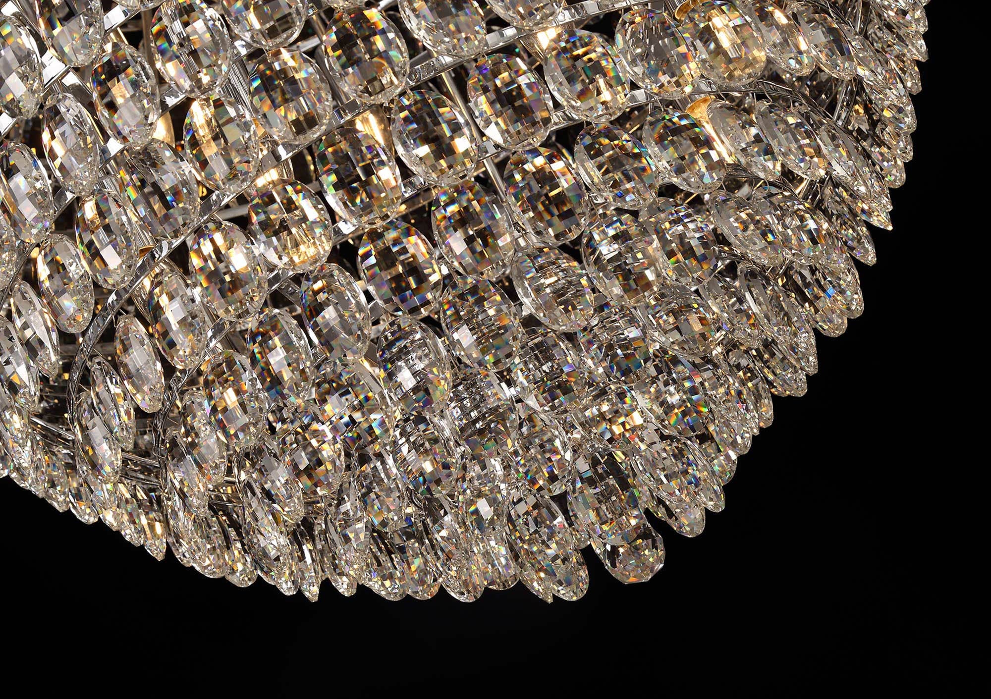 Diyas - Coniston Extra Large Flush Ceiling - Luminosity Designs Ltd