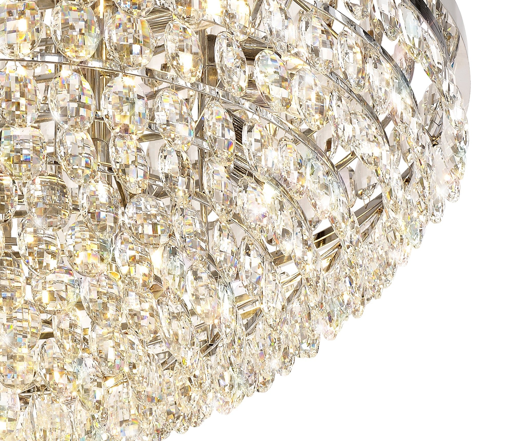 Diyas - Coniston Extra Large Flush Ceiling - Luminosity Designs Ltd