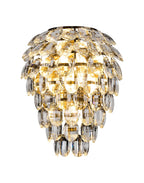 Diyas - Coniston Large Crystal IP44 Rated Bathroom Wall Light Fitting, 4 Light G9 (Diyas IL32891) - Luminosity Designs Ltd