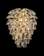Diyas - Coniston Large Crystal IP44 Rated Bathroom Wall Light Fitting, 4 Light G9 (Diyas IL32891) - Luminosity Designs Ltd