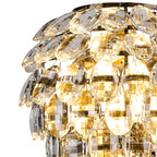 Diyas - Coniston Large Crystal IP44 Rated Bathroom Wall Light Fitting, 4 Light G9 (Diyas IL32891) - Luminosity Designs Ltd