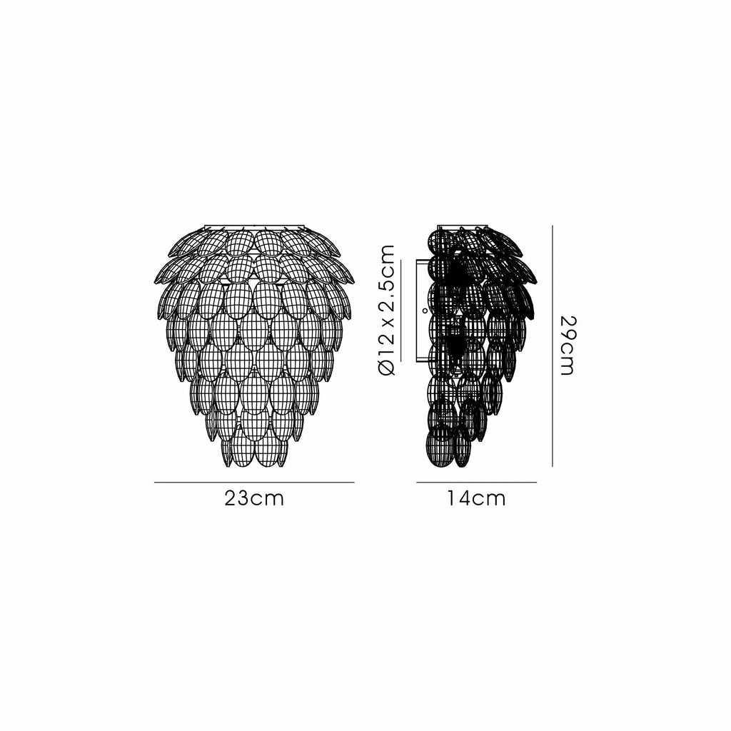 Diyas - Coniston Large Crystal IP44 Rated Bathroom Wall Light Fitting, 4 Light G9 (Diyas IL32891) - Luminosity Designs Ltd