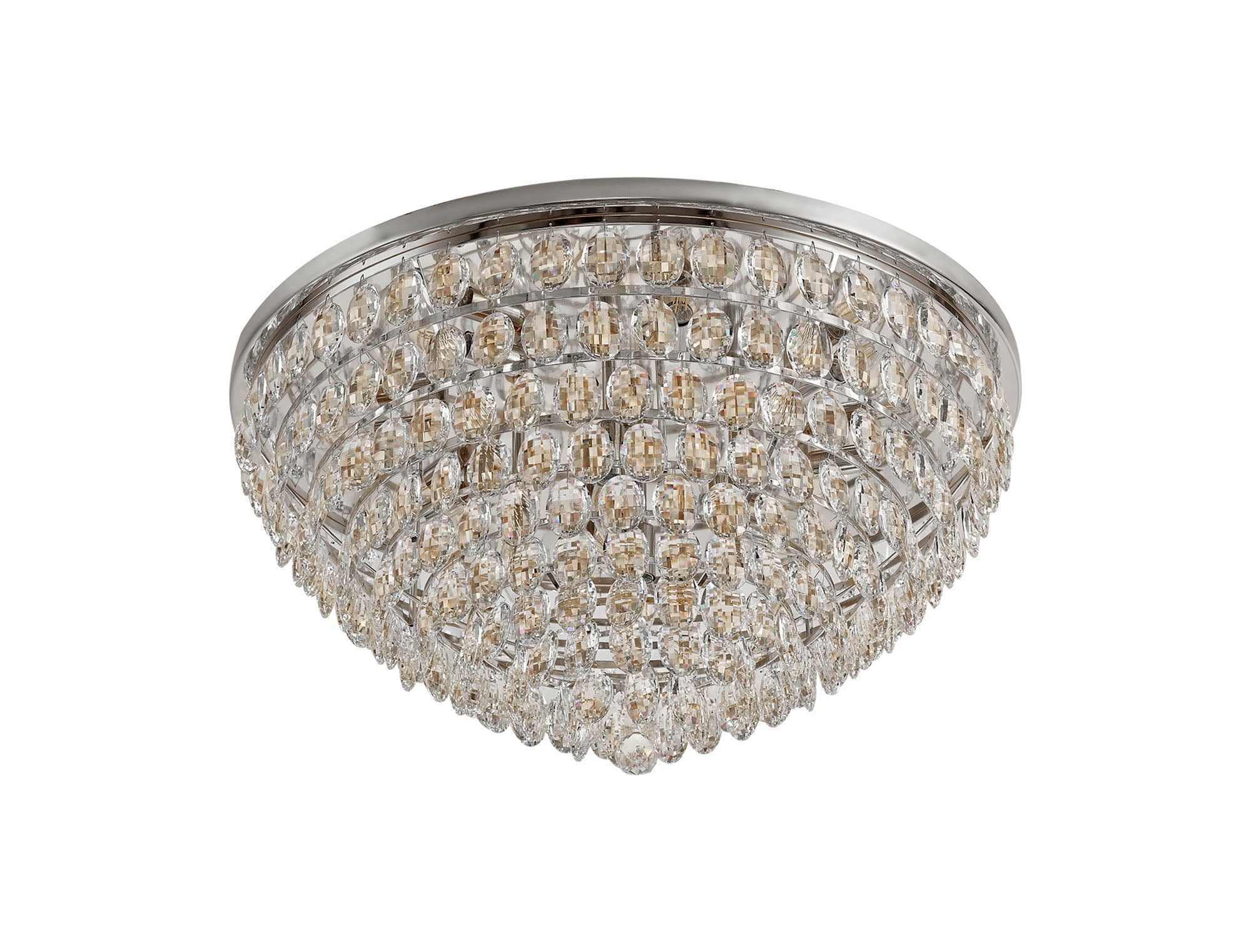 Diyas - Coniston Large Flush Ceiling Light - Luminosity Designs Ltd