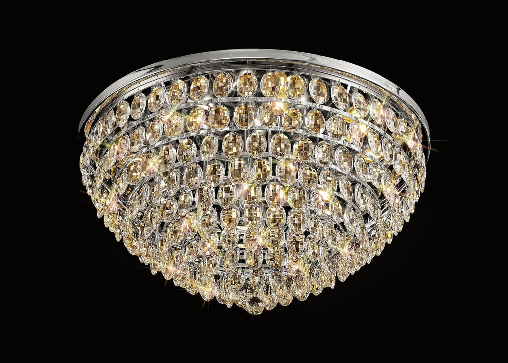 Diyas - Coniston Large Flush Ceiling Light - Luminosity Designs Ltd