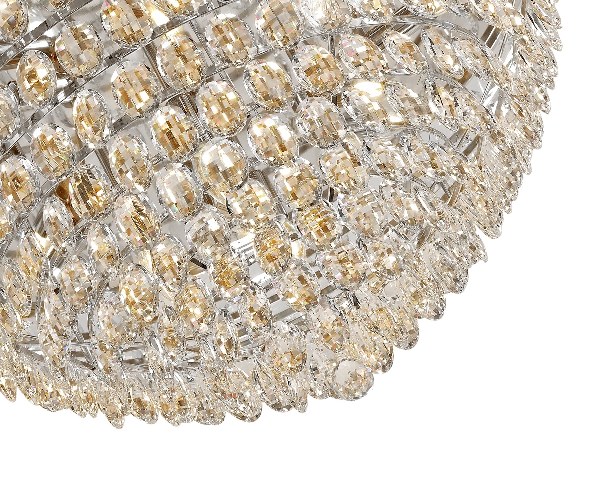 Diyas - Coniston Large Flush Ceiling Light - Luminosity Designs Ltd