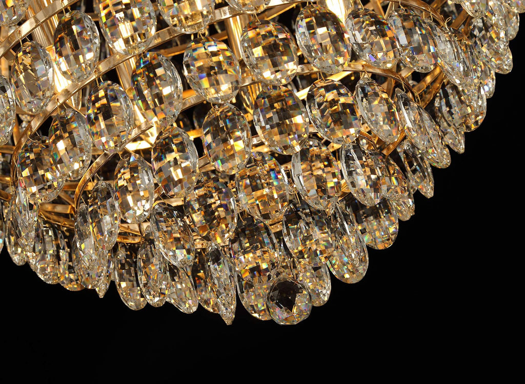 Diyas - Coniston Large Flush Ceiling Light - Luminosity Designs Ltd